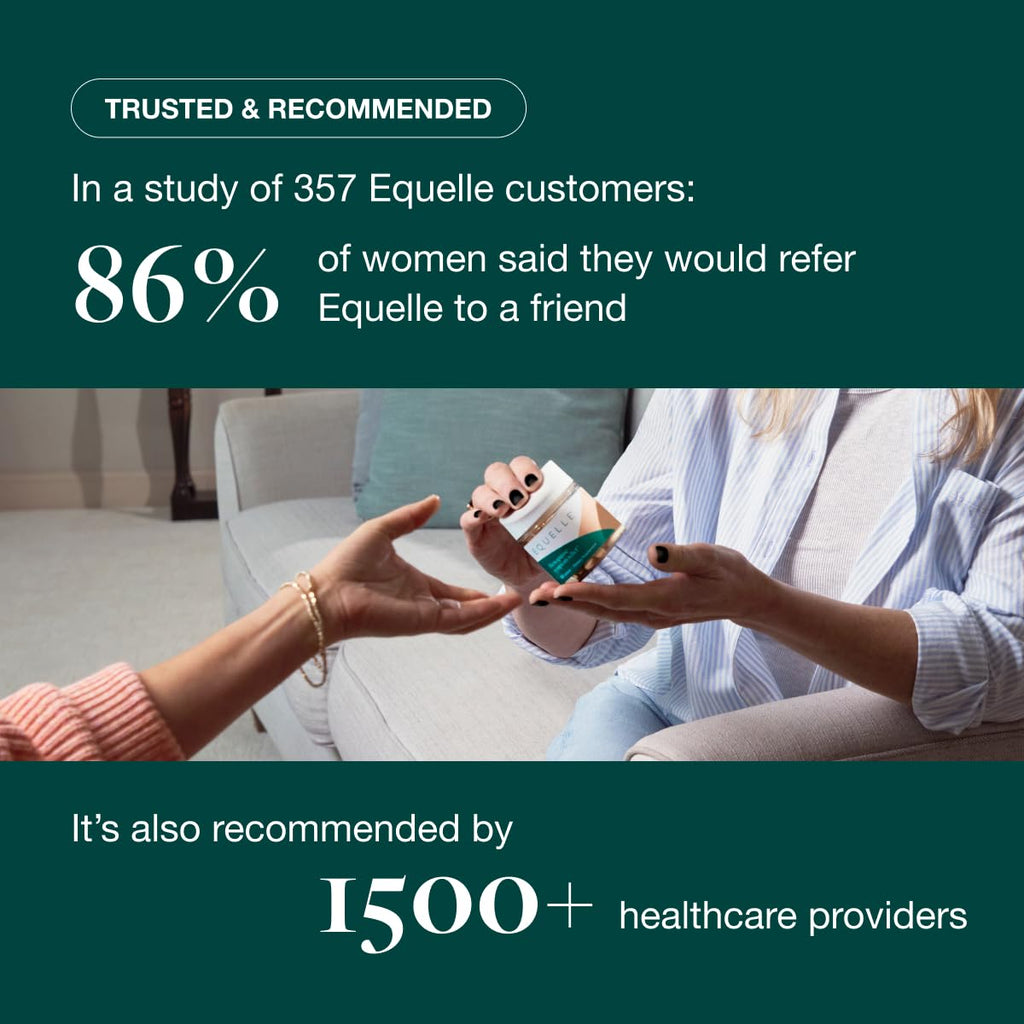 EQUELLE Multi-Symptom Perimenopause & Menopause Relief Relief from Hot Flashes, Muscle Aches & Supports More Sleep. Hormone-Free, Plant-Based S-Equol – 1 Month Supply (60 Tablets) EQUELLEBuy Supplements Australia