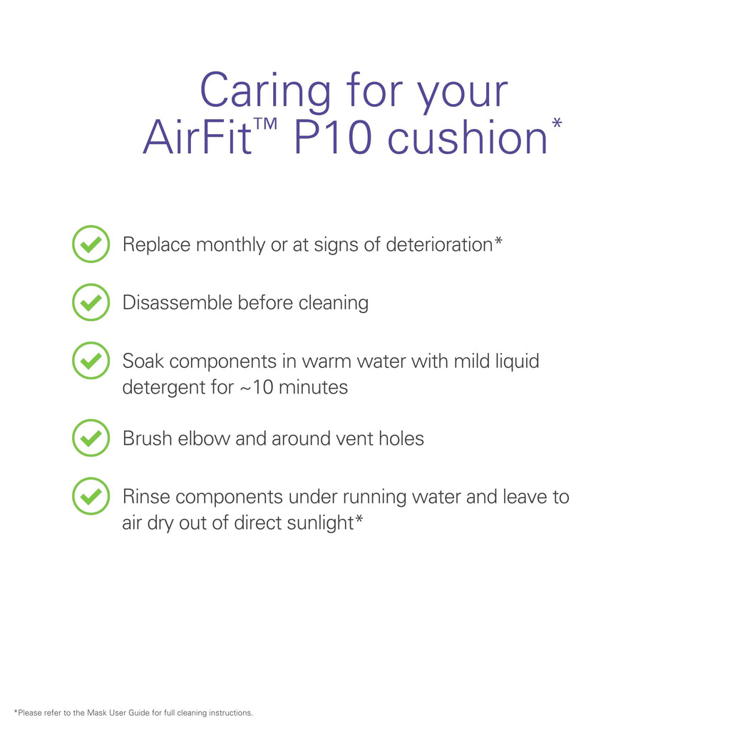 ResMed AirFit P10 Nasal Pillow Replacement Cushion - Medium ResMedBuy Supplements Australia