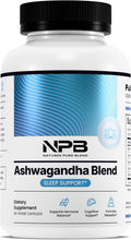 Nature's Pure Blend Ashwagandha Supplements – Organic Ashwagandha Root & Extract for Women and Men – Stress Relief, Sleep, and Mood Support – Athletic Performance & Focus Support – 60 Vegan Capsules Nature's Pure BlendBuy Supplements Australia