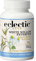 Eclectic Institute Raw Fresh Freeze-Dried Non-GMO White Willow - Feverfew | Support Body's Response to Occasional Pain | 90 CT (350 mg) ECLECTIC INSTITUTEBuy Supplements Australia