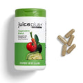 Juice Plus+ Vegetable Blend supplement container with capsules on a white background