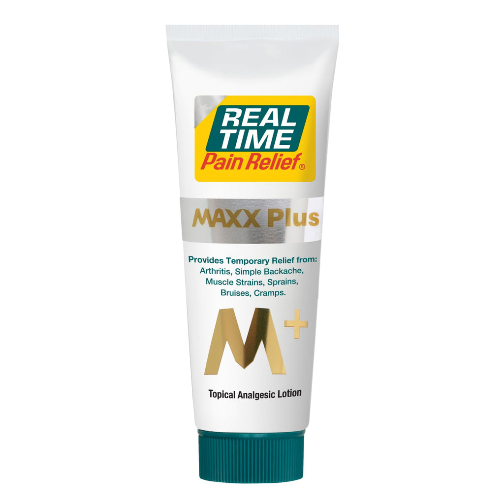 Real Time Pain Relief MAXX Plus - 7oz Tube | Intensive Formula with 19 Natural Ingredients Including Hemp Oil | Fast-Acting Relief for Muscle Pain, Arthritis, Backaches, and More Real Time Pain ReliefBuy Supplements Australia