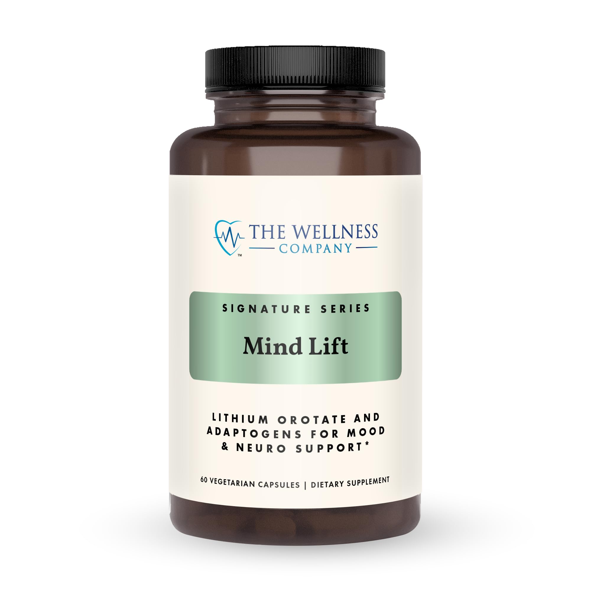 Mind Lift - Mood Boost, Mental Focus, Cognitive Defense - Lithium, GABA, DHA L-Phenylalanine | 60ct (1 Month Supply) The Wellness CompanyBuy Supplements Australia