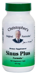Christopher's Original Formulas Sinus Plus, Sinus Support Capsules, Whole Herb Synergistic Blend, 100 Count Christopher's Original FormulasBuy Supplements Australia
