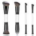KFHENSOM 4PCS Foundation Contour Conceal Brush Set Dual-Ended Makeup Brushes Set Professional Powder Blush Concealer Eyeshadow Kabuki Foundation Brush Kit for Liquid Loose Powder Cream KFHENSOMRBuy Supplements Australia