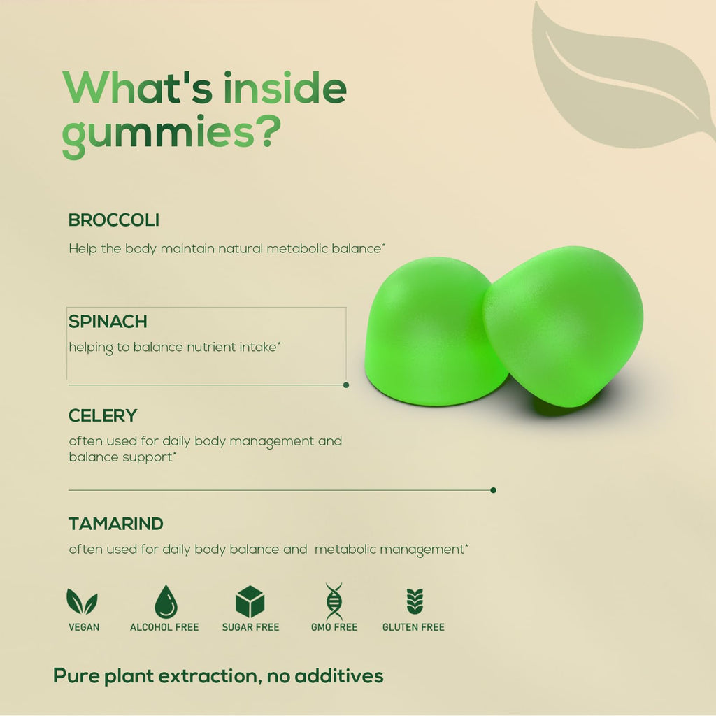 Greenshoots Super Food Gummies with Super Greens Blend, Vitamin A & C – Broccoli, Spinach, Moringa & Chlorella – Vegan, Sugar Free, Daily Nutrition Support, 60 Gummies GreenshootsBuy Supplements Australia