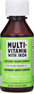 NovaFerrum Delish | Vegan Multivitamin with Iron for Infants, Toddlers & Kids | Immune Support | Organic Plant-Based D-3 | NovaFerrumBuy Supplements Australia