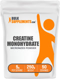 BulkSupplements.com Creatine Monohydrate Powder - Micronized Creatine Powder, Unflavored - Pure & Gluten Free, 5g (5000mg) per Servings, 250g (8.8 oz) (Pack of 1) BulkSupplementsBuy Supplements Australia