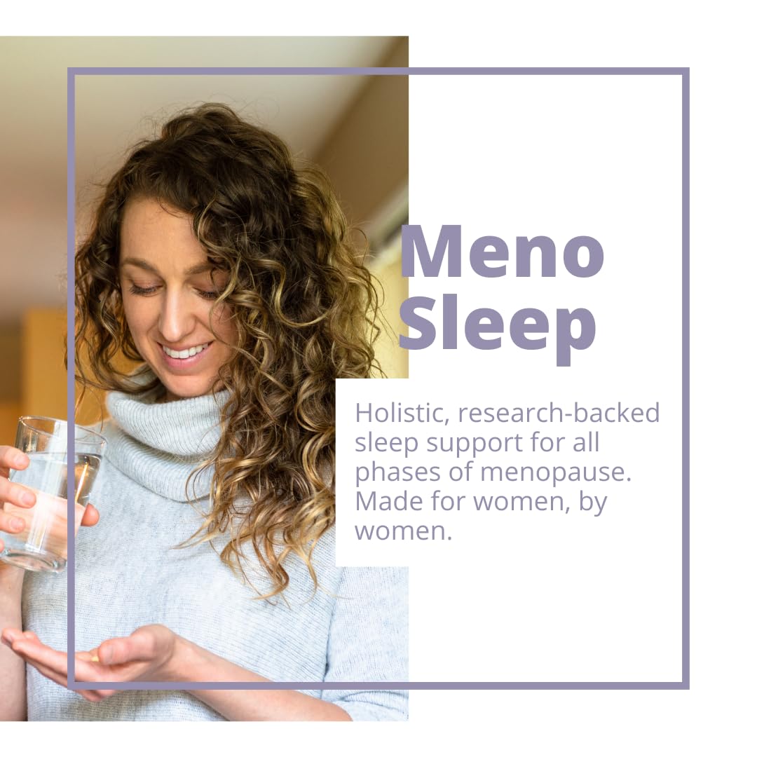 Meno Sleep Menopause Support Supplement: Clinically Proven Ingredients Improve Energy, Mood & Mental Clarity. Magnesium Glycinate, L-Theanine, Ashwagandha, Made in USA, Vegan, Hormone Free 120 Ct MenoMorphosisBuy Supplements Australia