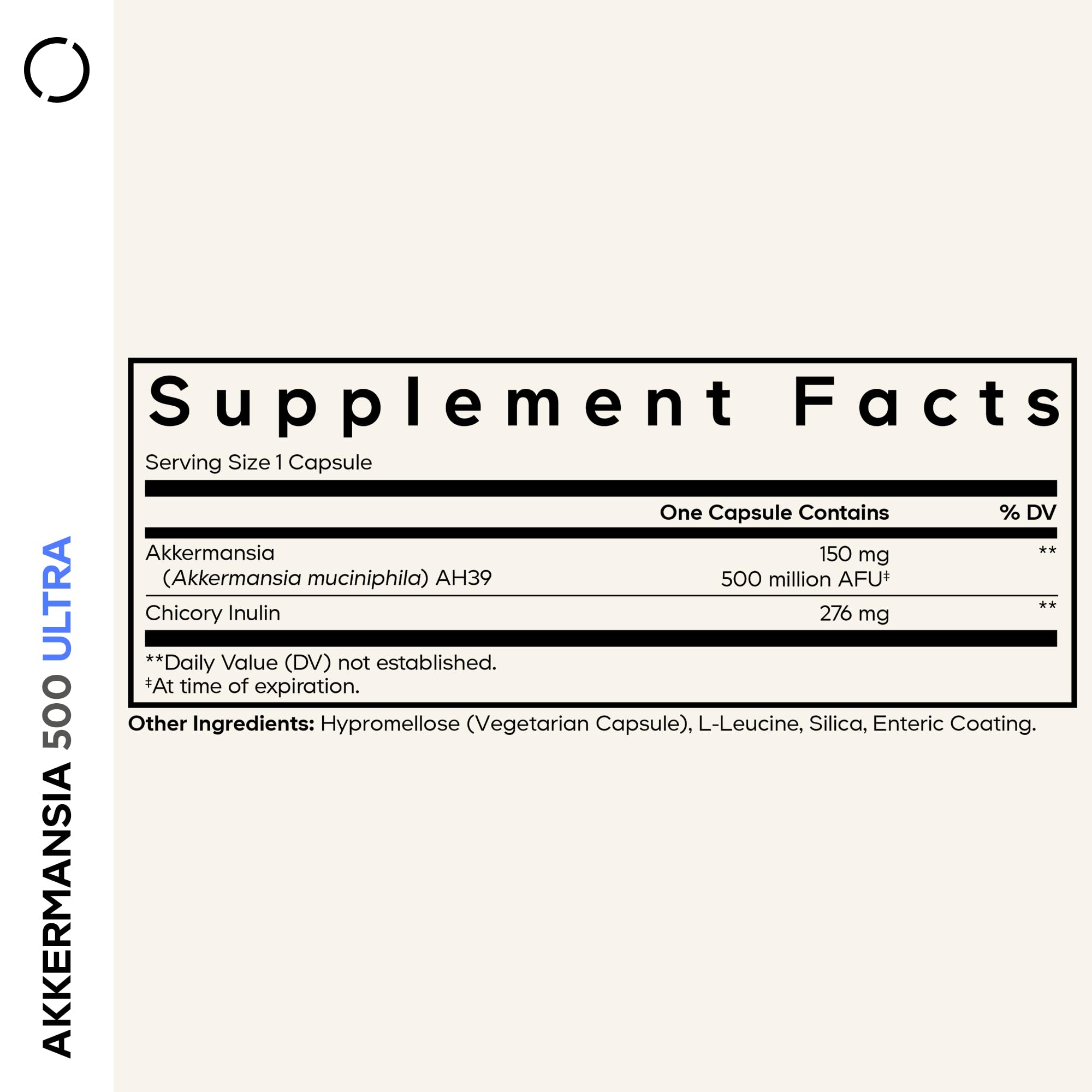 Codeage Akkermansia Muciniphila Probiotic Ultra - High-Potency 500M AFUs Akkermansia Probiotic Supplement - Enhanced Daily Probiotic & Prebiotic, Chicory Inulin - 3-Month Supply - 90 Capsules CodeageBuy Supplements Australia