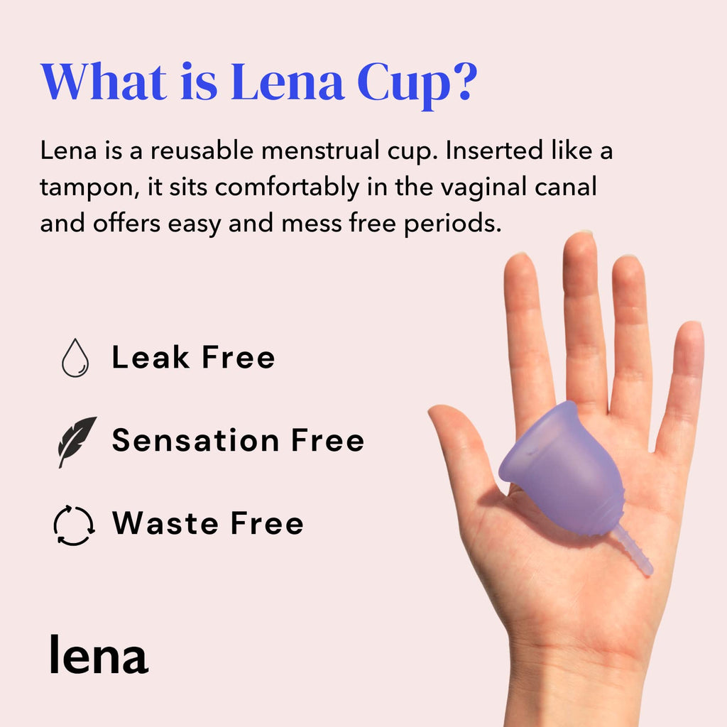Lena Sensitive Menstrual Cup | Reusable Beginner Period Cup | Wear for 12 Hours LenaBuy Supplements Australia