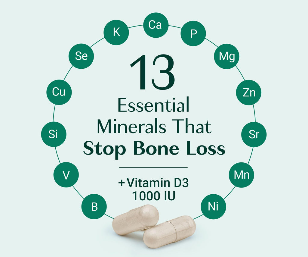 ALGAECAL - Plant Based Calcium Supplement for Women & Men - Organic Calcium 750mg with Vitamin D3 1000 IU, 13 Minerals for Bone Strength