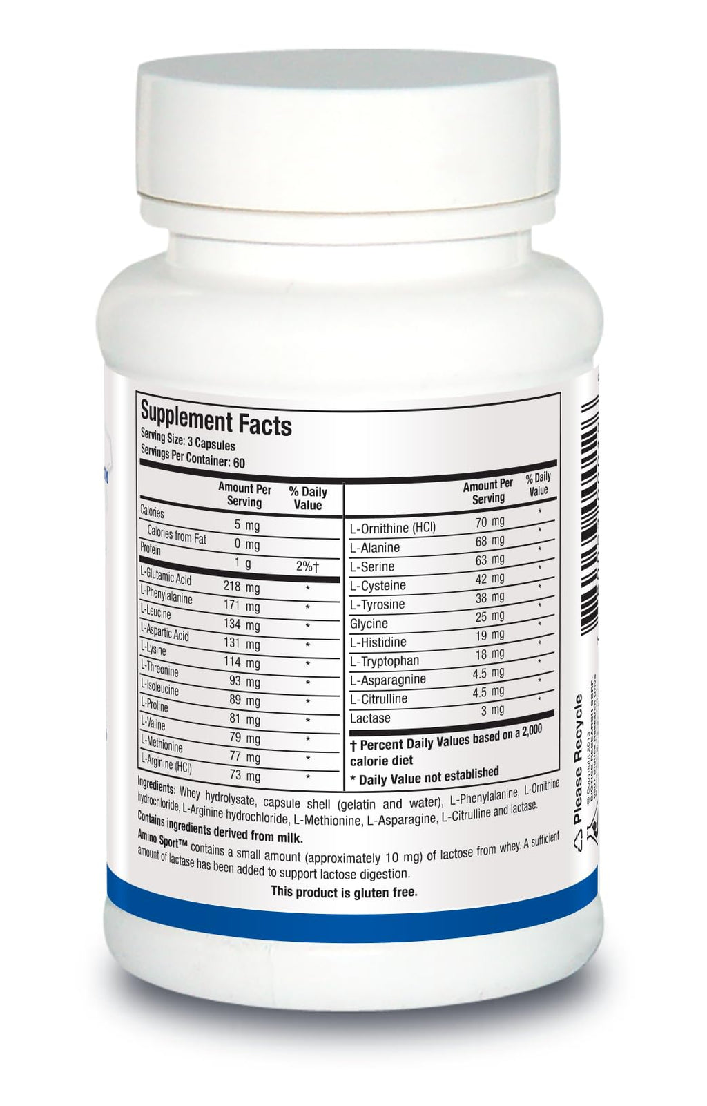 Biotics Research Amino Sport Broad Spectrum Amino Acids, Essential Amino Acids, BCAAs, Sports Recovery, Support Lean Muscle Mass 180 Capsules BIOTICS RESEARCH buy supplements Au
