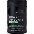 Sports Research® Vegan DHA 700mg - Cognitive Support, Brain Support, Supplement with Omega-3 DHA from Algae Oil - Vegan Certified · Non-GMO · Gluten Free - 90 Count Softgels Sports Research buy supplements Au
