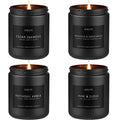 Scented Candles Set | Men Candles Set, Candles for Men Scented Candles for Home - 4 Pack Candles Scents