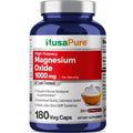 NusaPure Magnesium Oxide 1,000mg per Serving 180 Veggie Caps (Non-GMO, Vegan) NusaPureBuy Supplements Australia