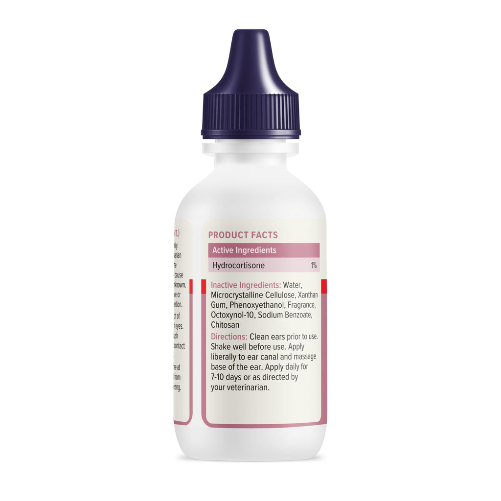 Vetnique Oticbliss Cat & Dog Ear Infection Treatment | Dog Ear Allergy Relief Drops, MicroSilver Yeast Infection Treatment for Dogs, Hydrocortisone for Itching, Redness Swelling (Ear Allergy Drops) Vetnique buy supplements Au