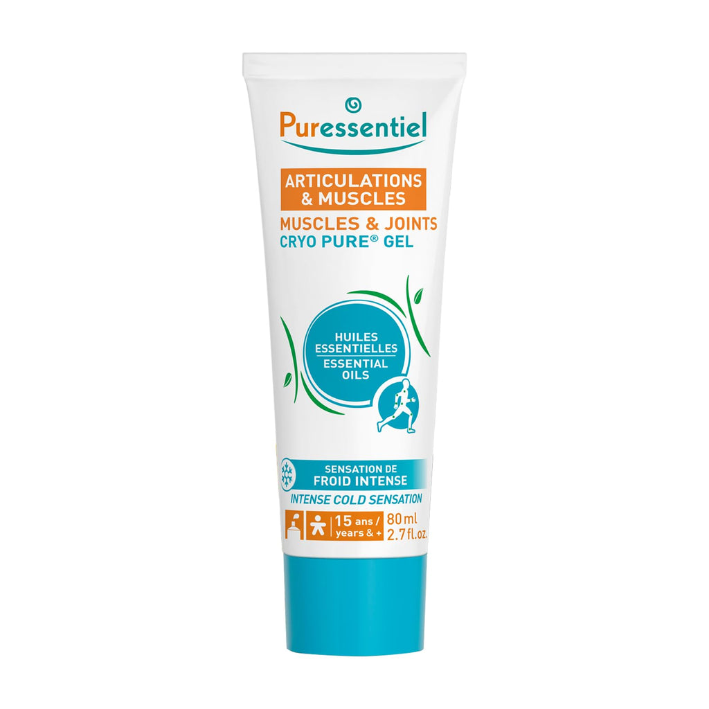 Puressentiel Muscles and Joints Cryo Pure Gel - Intense Cold Effect - Non-Sticky Formula with 14 Calming Essential Oils - Muscle Relaxer - 2.7 oz PuressentielBuy Supplements Australia