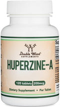 Huperzine A 200mcg (Third Party Tested) 120 Tablets, Brain Supplement to Promote Acetylcholine (Acetylcholinesterase Inhibitor) - Supports Memory and Focus by Double Wood Double Wood SupplementsBuy Supplements Australia