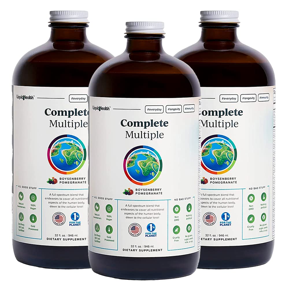 LIQUIDHEALTH 32 Oz Liquid Multivitamin for Adult Men & Women - Complete Multiple