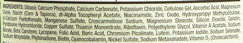 Kirkland Signature Adult 50+ Multi Vitamins & Minerals, 400 Tablets (2 Pack) KIRKLAND