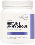 Type Zero Betaine Anhydrous Powder (1 LB) Unflavored - Clean Betaine Anhydrous Supplement, TMG, Trimethylglycine, 1,500mg Per Serving, Keto, GMO-Free Type ZeroBuy Supplements Australia