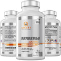 Smart Nutra Labs Premium Berberine HCL 1200mg- 180 Vegan Capsules, 100% Pure 