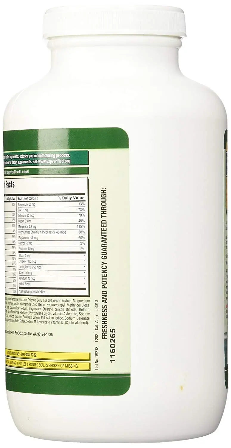 Kirkland Signature Adult 50+ Multi Vitamins & Minerals, 400 Tablets (2 Pack) KIRKLAND