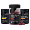 Sports Research® Multivitamins Pack - Organic Apple Cider Vinegar Gummies + Vitamin D 5000iu & Mk7 Vitamin K 100mcg + Turmeric Curcumin C3 Complex Sports Research buy supplements Au