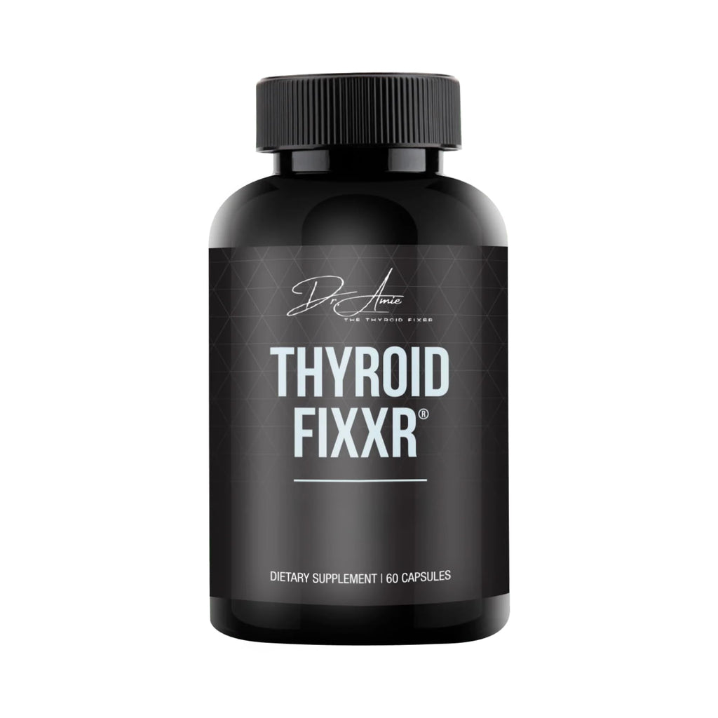 Black supplement bottle labeled 'LIVER FIXXR' on a white background