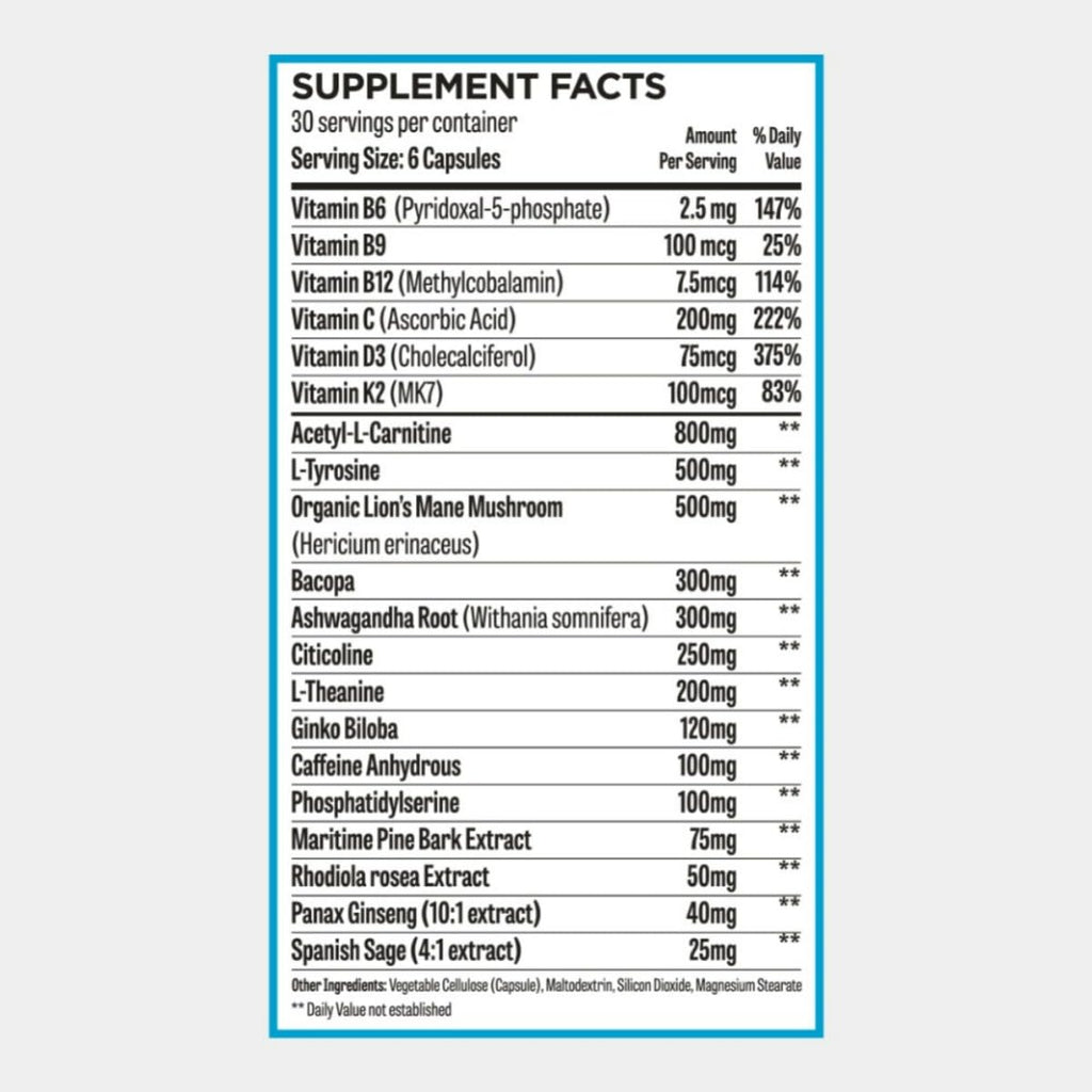 ROAR AMBITION Genuine Hunter Focus Premium Nootropic Brain Supplement for Memory and Focus - US Made with All Natural Ingredients Incl L-Theanine, Bacopa Monnieri & Lion's Mane ROAR AMBITIONBuy Supplements Australia