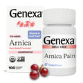 Genexa Arnica for Pain Relief | Alleviate Muscle & Joint Pain, Soreness & Stiffness | Reduces Bruises & Swelling | Organic Grape Flavor | Homeopathic Remedy Made Clean | 100 Chewable Tablets GenexaBuy Supplements Australia