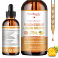 GREENPEOPLE Magnesium Glycinate Liquid Drop - 17-in-1 4Fl. Oz Triple Magnesium Complex Supplement with Glycinate 400mg & Citrate 500mg Taurate/L-Theanine for Calm Mood/Muscle/Sleep,Pineapple Flavor GREENPEOPLEBuy Supplements Australia