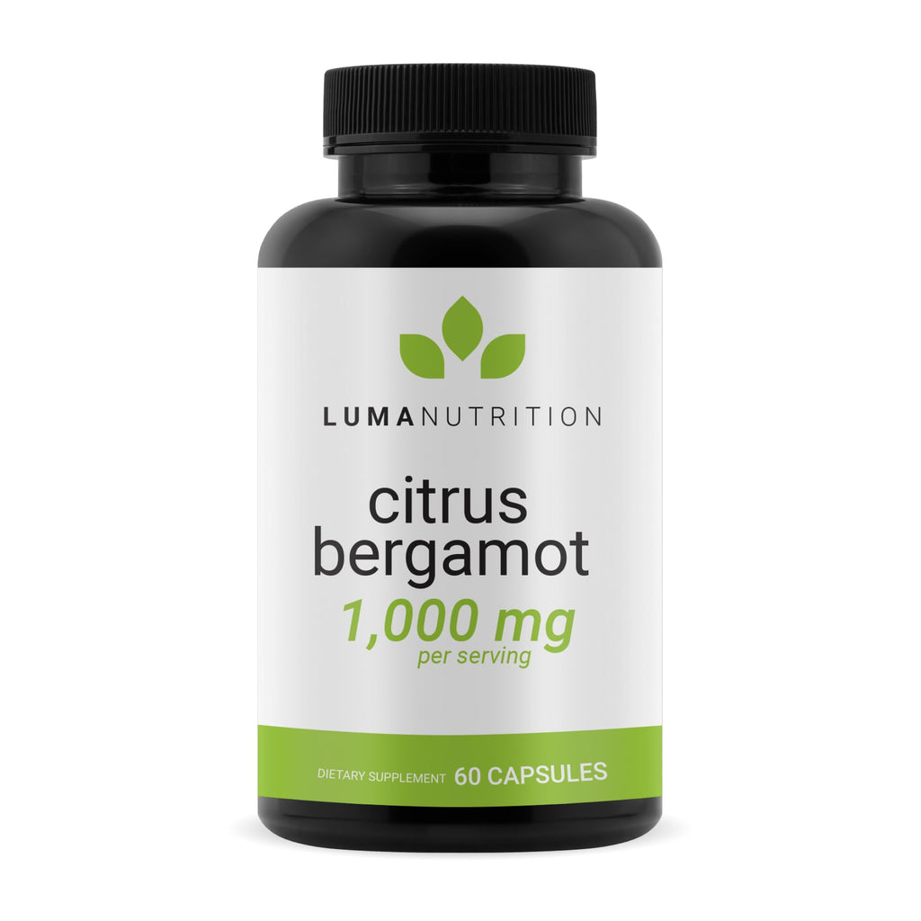 Luma Nutrition Citrus Bergamot 1000mg Per Serving - Citrus Bergamot Supplement - Heart Health Support - Made in the USA