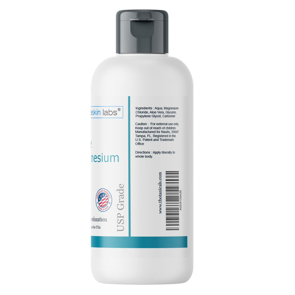 Magnesium Spray 4 oz Non-Greasy Pure Topical Magnesium Chloride Soothing Relief and Relaxation for Overworked Muscles and Joints Body Massage with Aloe Vera Made in The USA Dermaskin LabsBuy Supplements Australia