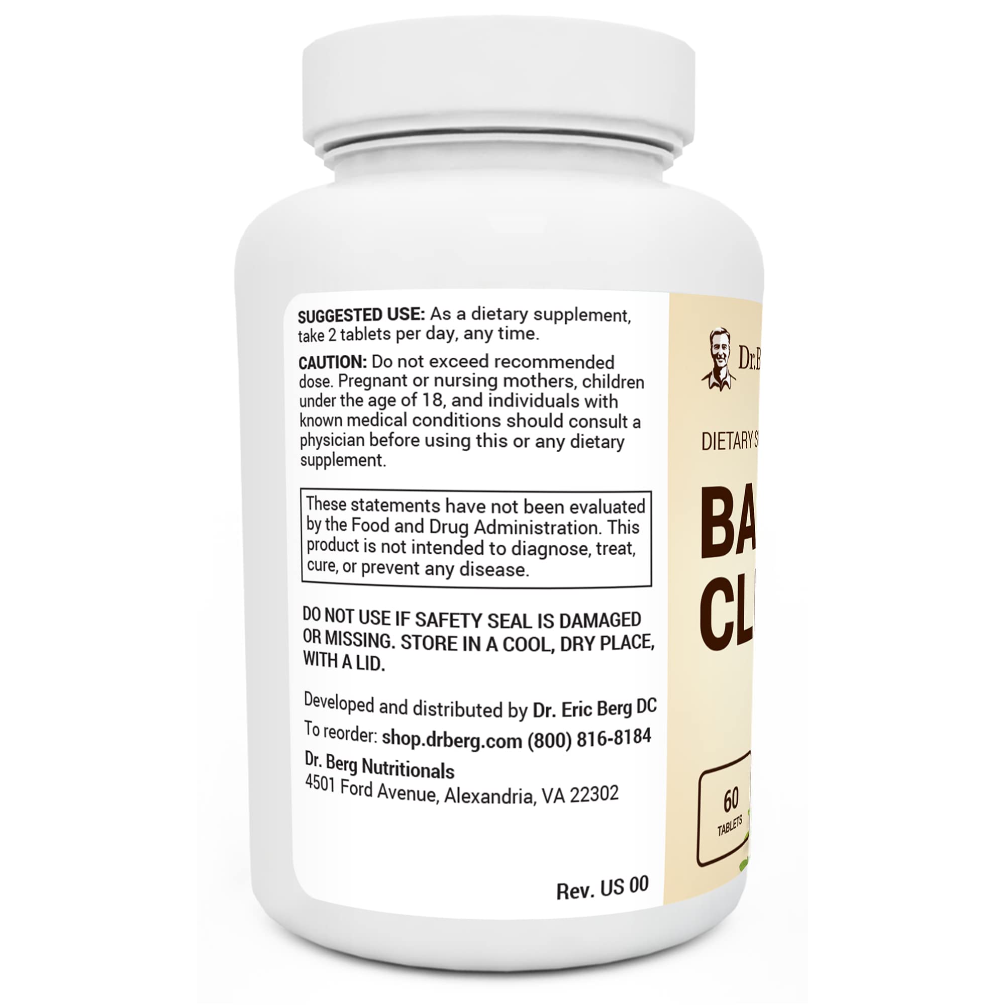 Dr. Berg's Bacti-Cleanse - 8in1 Immune Booster Supplements with Digestive Dr. Berg NutritionalsBuy Supplements Australia