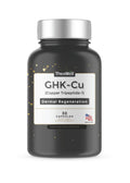 TheaWell GHK-Cu Copper Tripeptide-1, 5mg with MSM, Biotin, Zinc, Bioperine Black Pepper Extract, Dermal Regeneration, Hair Skin and Nails Support, 30 Vegan Capsules, Made in USA TheaWellBuy Supplements Australia