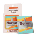 Norms Squeezies Lidocaine Hemorrhoid Cream, Discreet Single Use Travel Packets, 5% Lidocaine, Phenylephrine, Aloe and Glycerin – Numbing, Soothing & Swelling Relief On the Go, 5 Count NormsBuy Supplements Australia