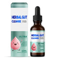 Kids Herbal Gut Cleanse Drops, Parasite Cleanse for Humans Liquid with Wormwood, Black Walnut & Probiotics, Supports Digestive & Overall Gut Health for Children (2 oz) HerbXBuy Supplements Australia