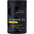 Sports Research Vitamin D3 5000 IU with Coconut MCT Oil - High Potency Vitamin D Supplement for Immune & Bone Support - Non-GMO Verified, Gluten & Soy Free – 125mcg, 360 Liquid Softgels Sports Research buy supplements Au