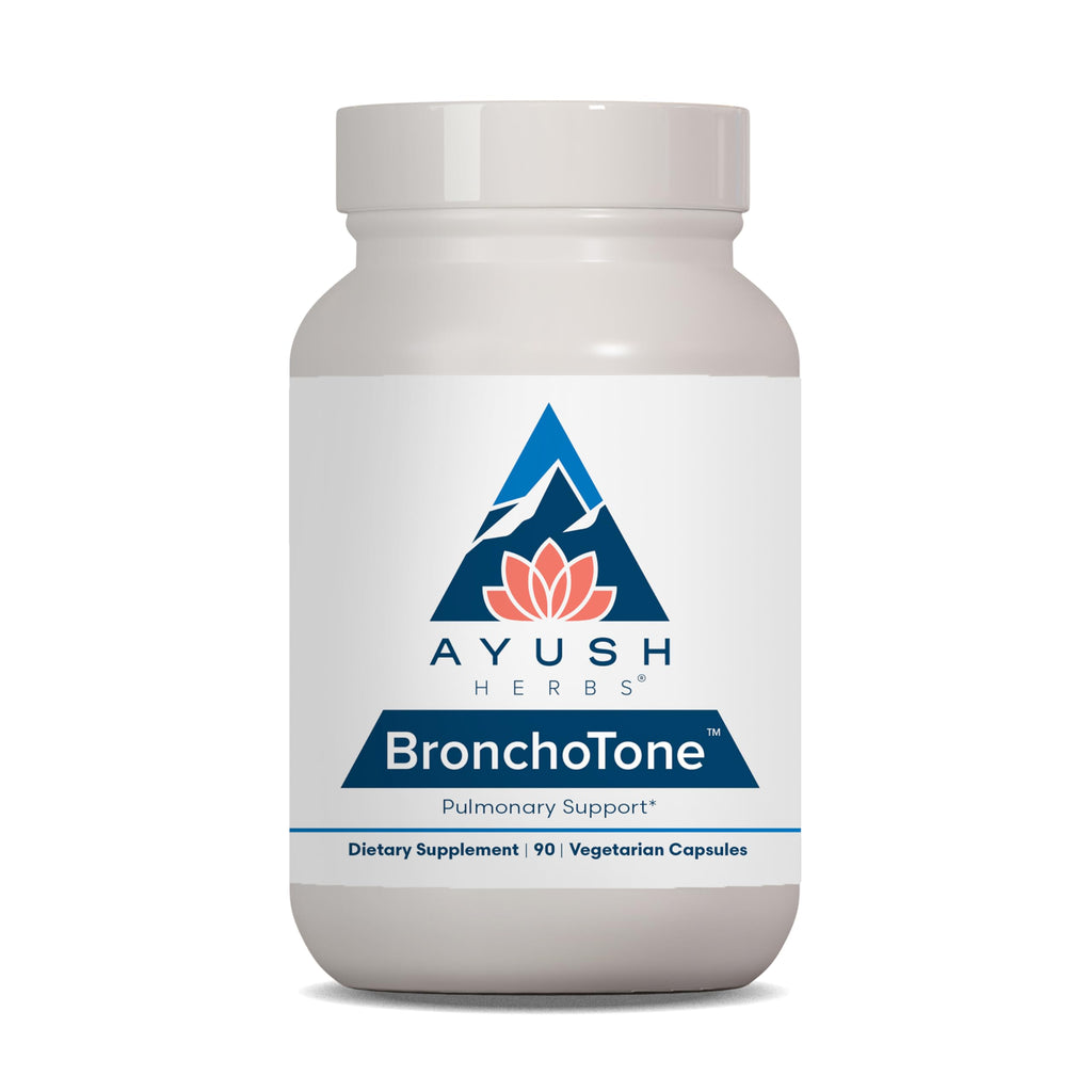 Ayush Herbs Bronchotone - Bronchial Support, Respiratory and Immune-Support Support Supplement for Women & Men, Adults, Pulmonary Care Supplement - 90 Vegetarian Capsules (1 Count) Ayush HerbsBuy Supplements Australia