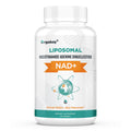 Bottle of Orgabay LIPOSOMAL NAD+ supplement on a white background