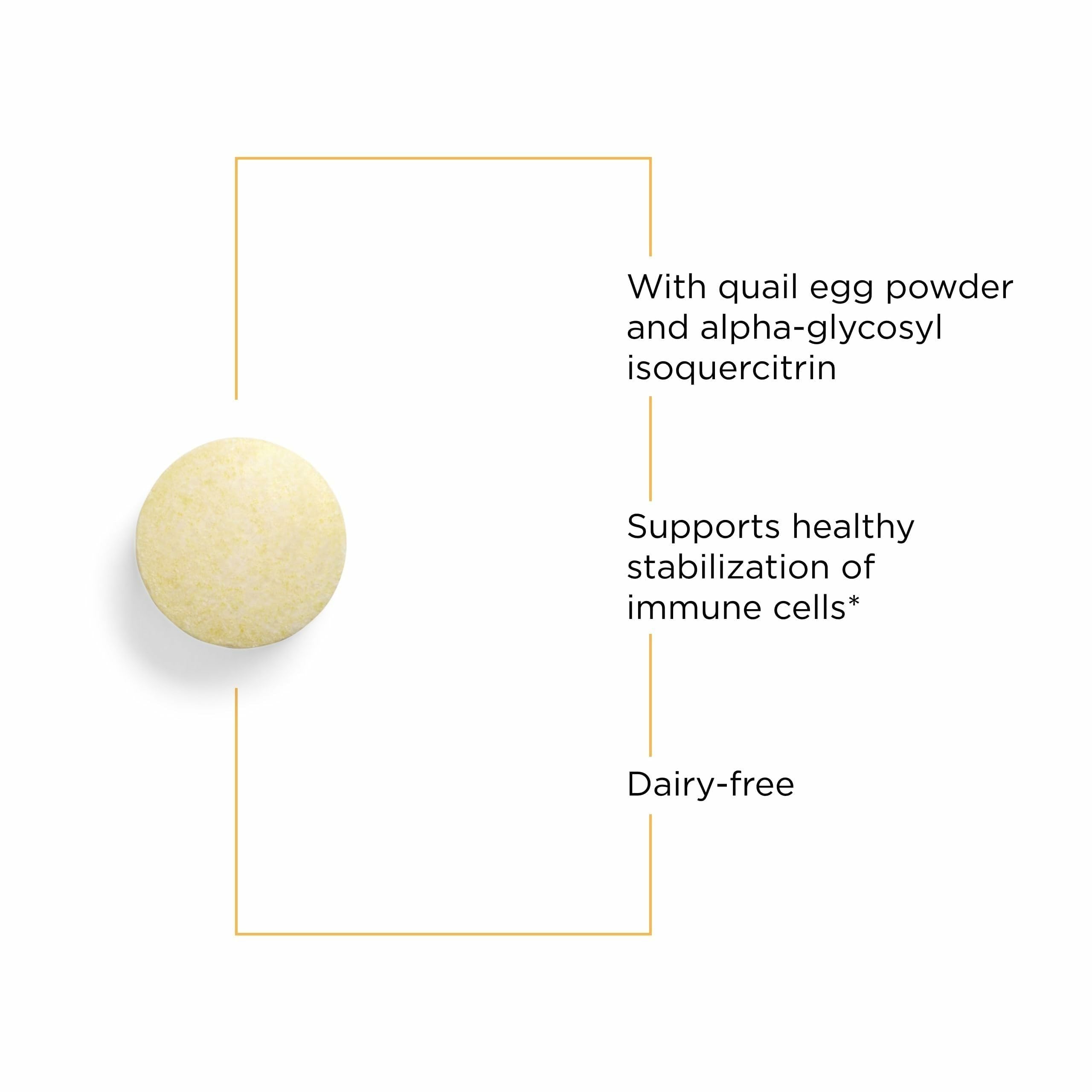 Integrative Therapeutics AllQlear - Seasonal Supplement for Immune Support *- Quail Egg Powder Blend - Dairy-Free - Berry Flavored, 60 Chewable Tablets (30 Servings) Integrative TherapeuticsBuy Supplements Australia