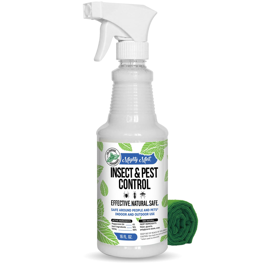 Mighty Mint 16 oz Peppermint Oil Insect & Pest Spray - for Spiders, Ants Mighty MintBuy Supplements Australia