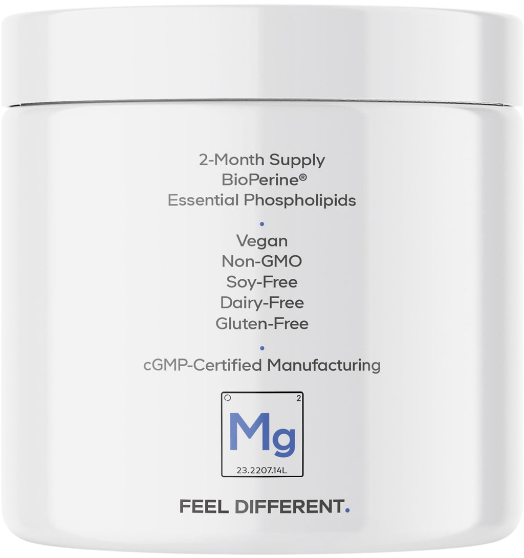 Codeage Liposomal Magnesium Glycinate Supplement, 2-Month Supply, Bisglycinate Magnesium Chelate, Chelated Magnesium Mineral Pills, BioPerine Black Pepper Vitamins Capsules, Non-GMO Vegan, 240 ct CodeageBuy Supplements Australia