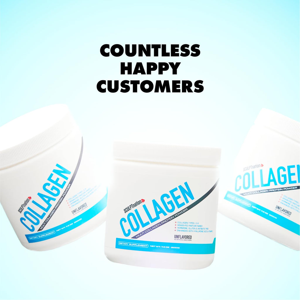 Sculpt Nation by V Shred Collagen Peptides Powder - Types I, II, and III Collagen Plus Sculpt NationBuy Supplements Australia