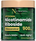 NUTRAONDA Liposomal Nicotinamide Riboside 900mg Resveratrol & Quercetin – NAD Supplement Plus for Anti Aging, Cellular Energy & Improve Health- 80 Capsules NUTRAONDABuy Supplements Australia