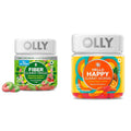 OLLY Fiber Gummy Rings, 5g Prebiotic Fiber, FOS (Fructo-oligosaccharides), Digestive 