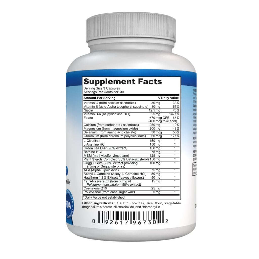 NutraPro Healthy Heart - Heart Health Supplements & Arteries Support .Healthy Cholesterol and Triglyceride. GMP Certified. NutraProBuy Supplements Australia