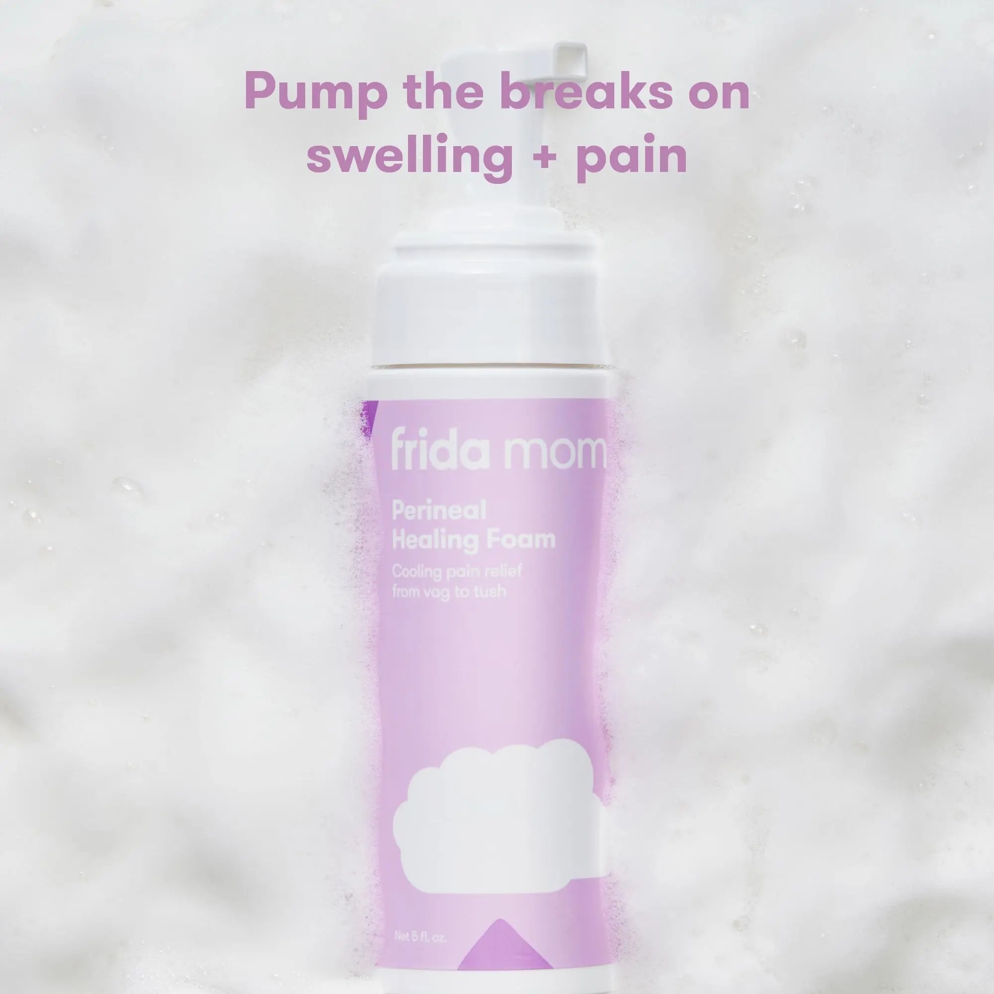 Frida Mom Witch Hazel Perineal Healing Foam for Postpartum Care, Cooling Pain Relief and Hemorrhoid Treatment, 5 Fl Oz Frida MomBuy Supplements Australia